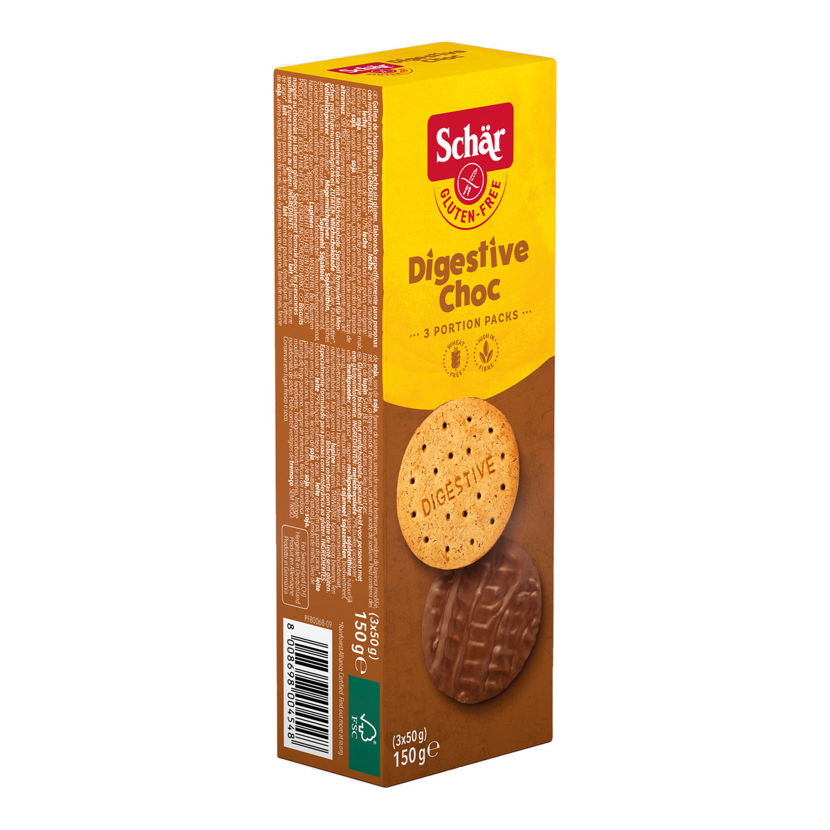 Digestive Chocolate Sin Gluten 150g