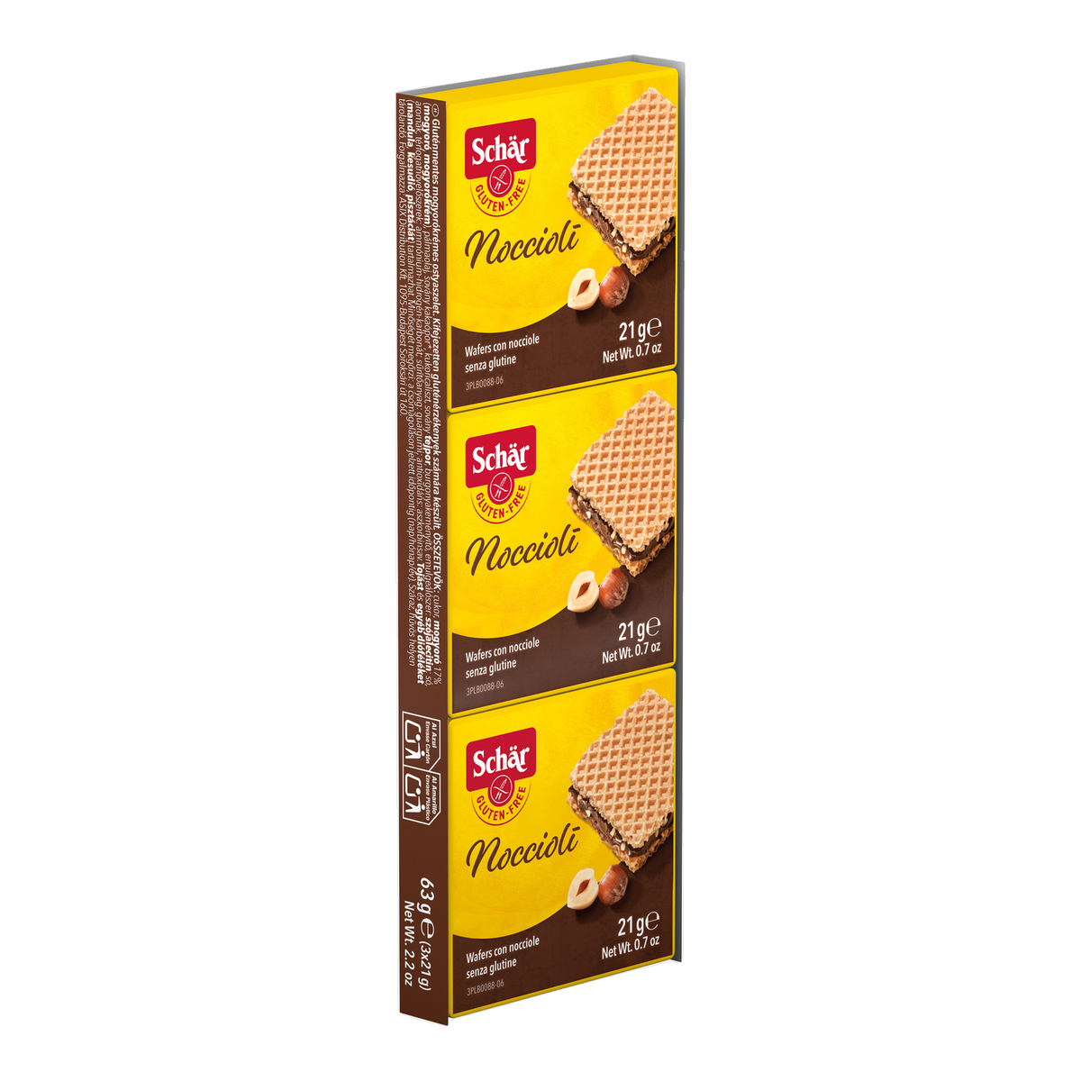 Noccioli Sin Gluten 3x21g