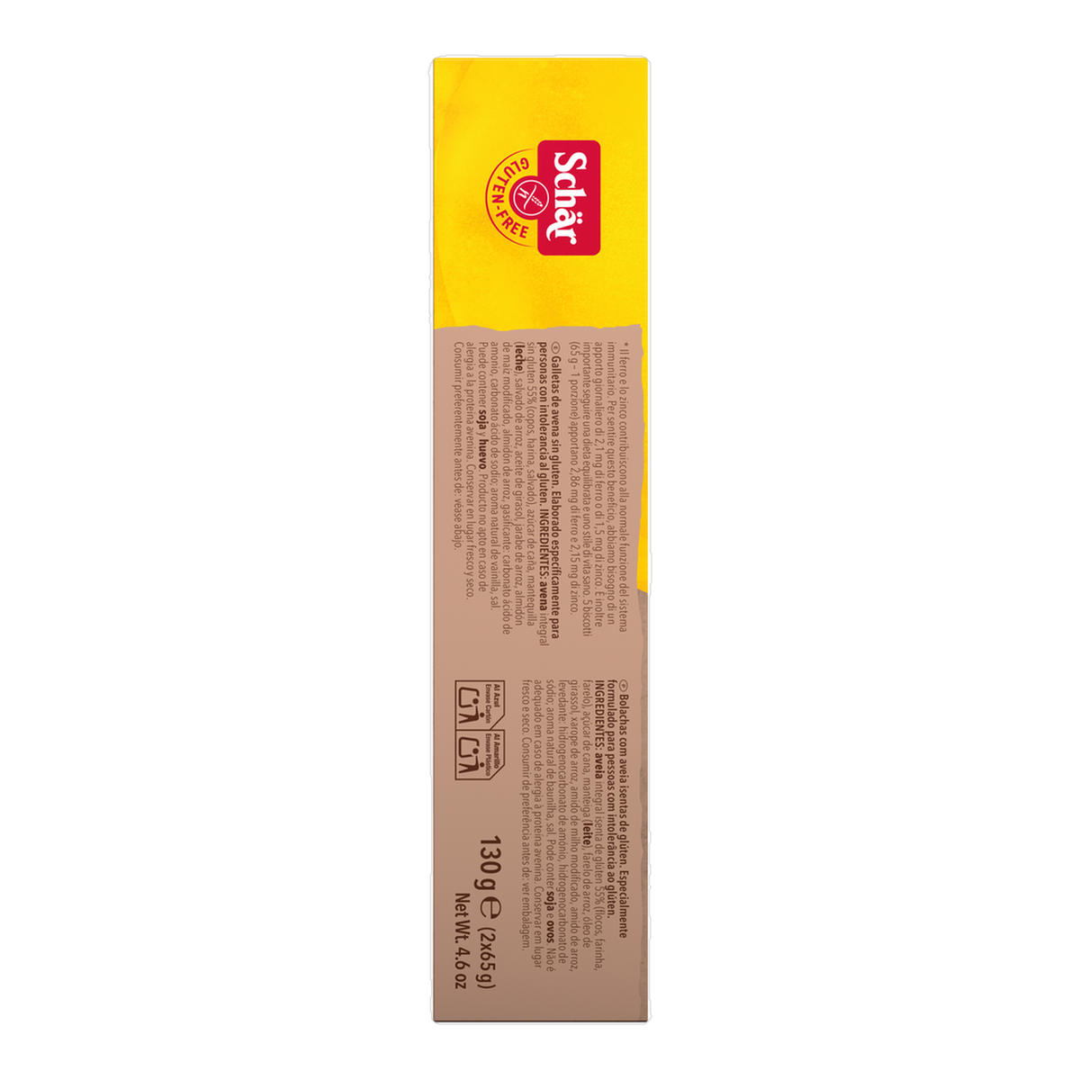 Galletas de Avena Sin Gluten 130g