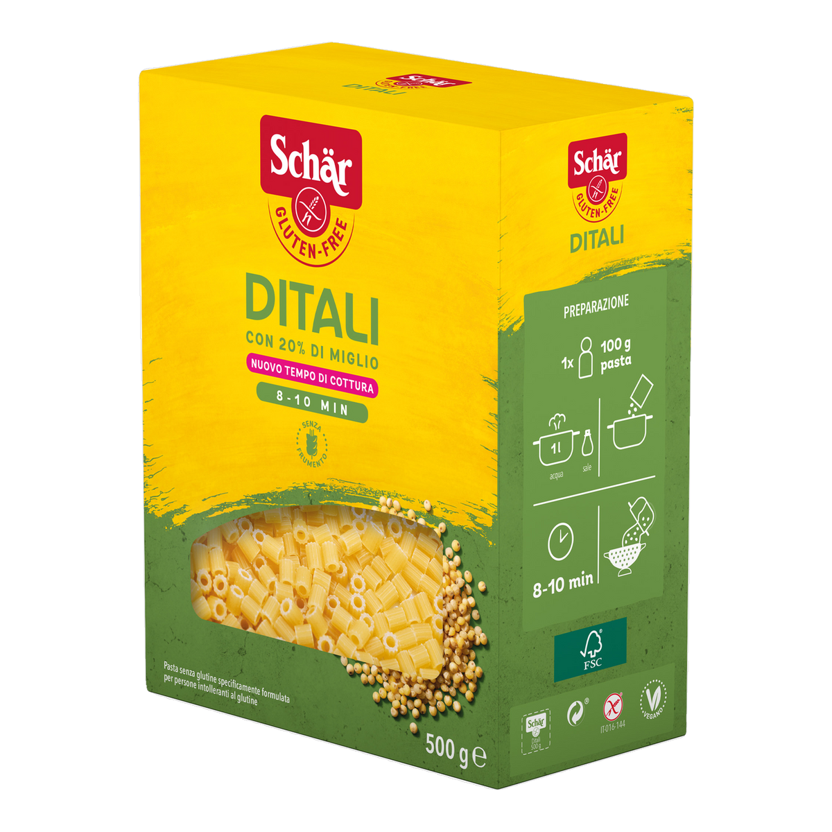 Ditali Sin Gluten 500g
