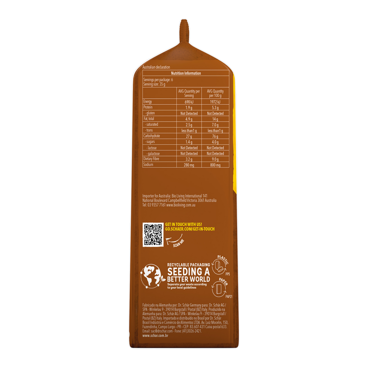 Crackers con Semillas Sin Gluten 210g