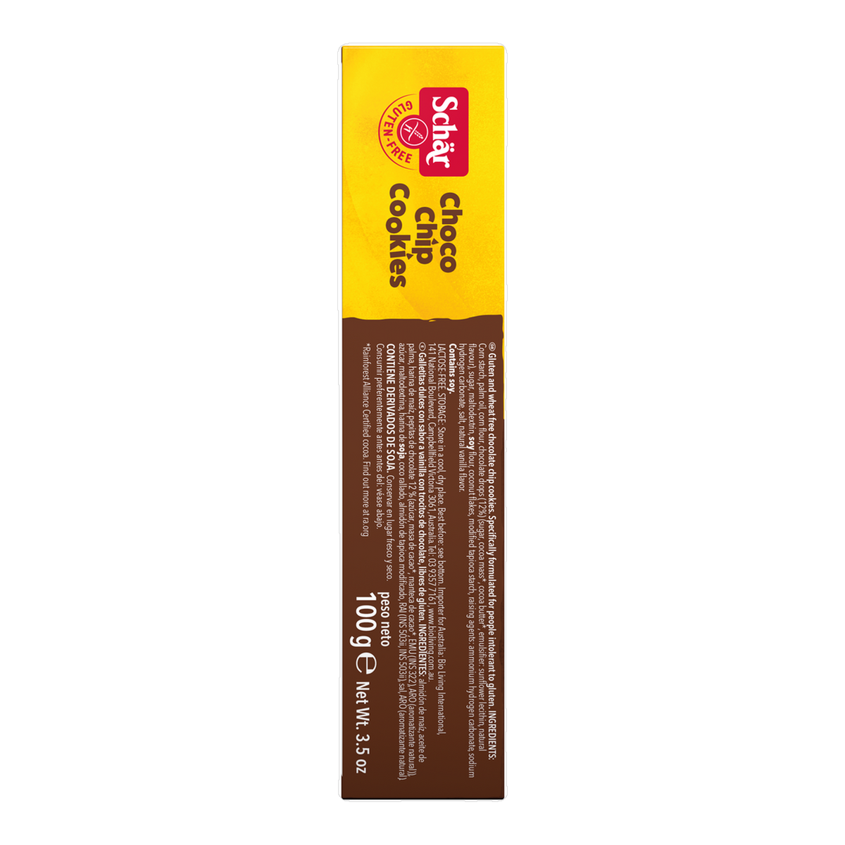 Choco Chip Sin Gluten 100g