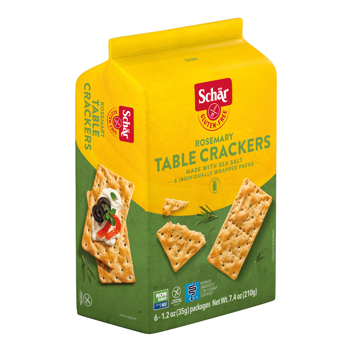 Crackers al Romero Sin Gluten 210g