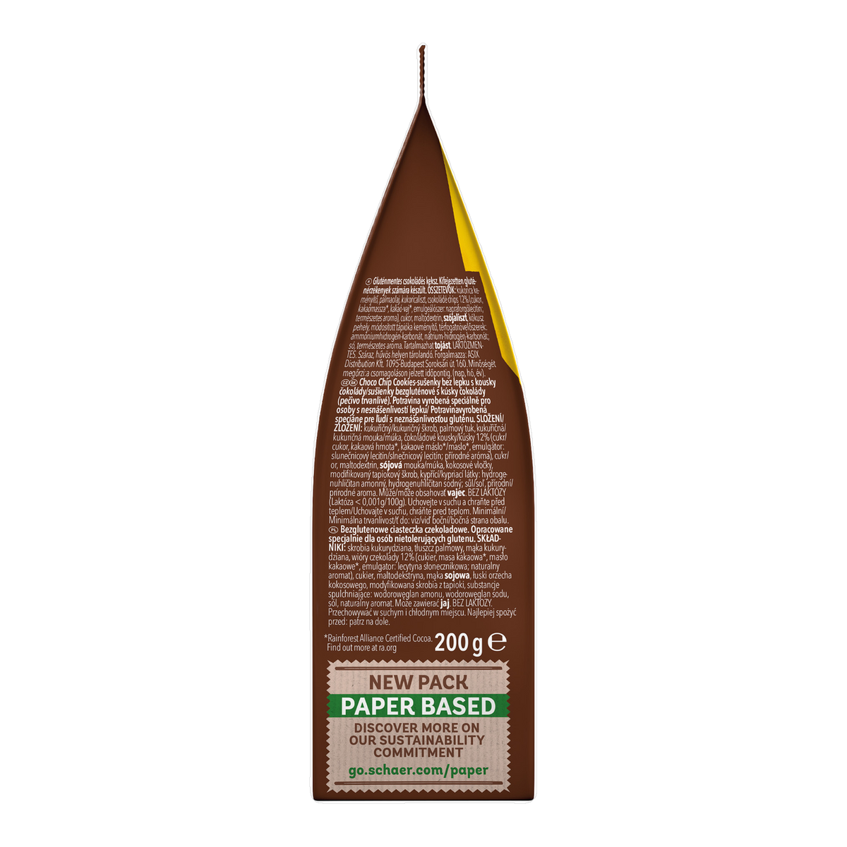 Choco Chip Sin Gluten 200g