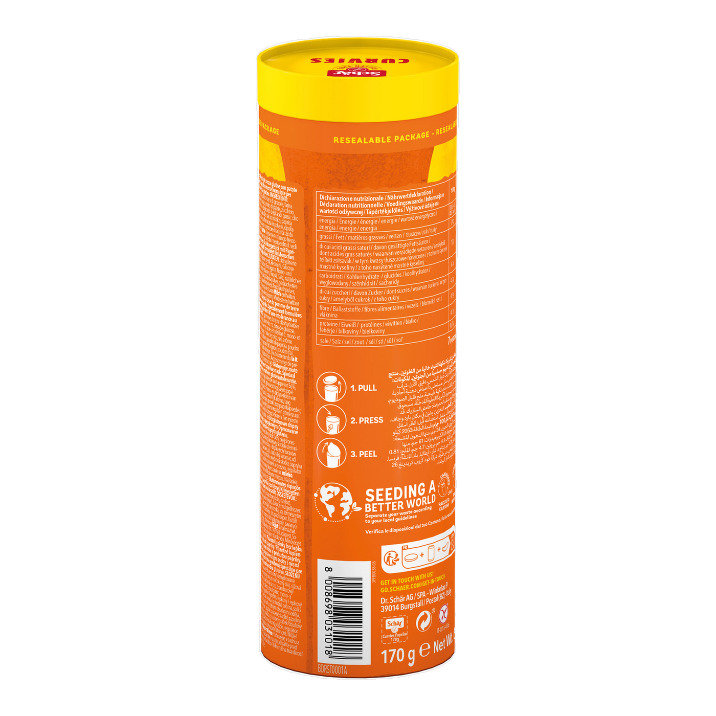 Curvies Paprika Sin Gluten 170g