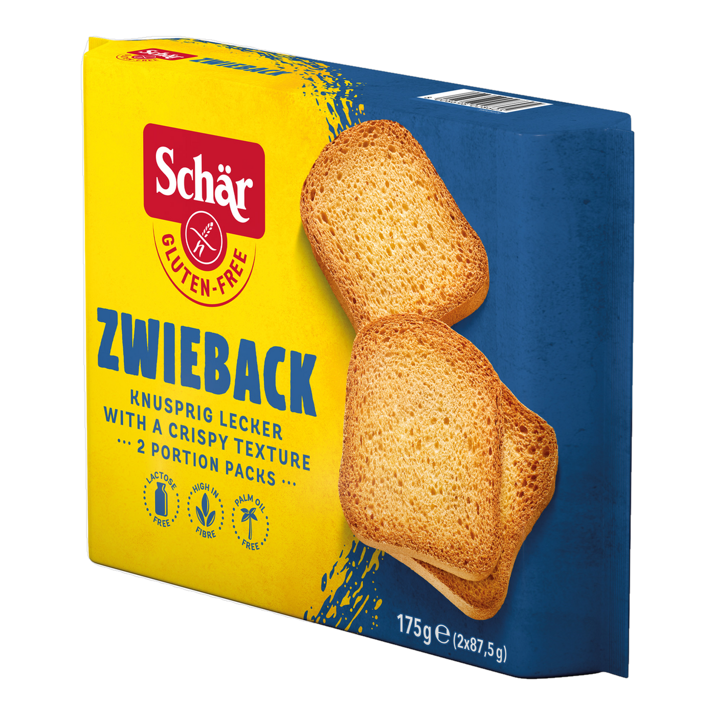 Pan Tostado Alemán Zwieback Sin Gluten 175g