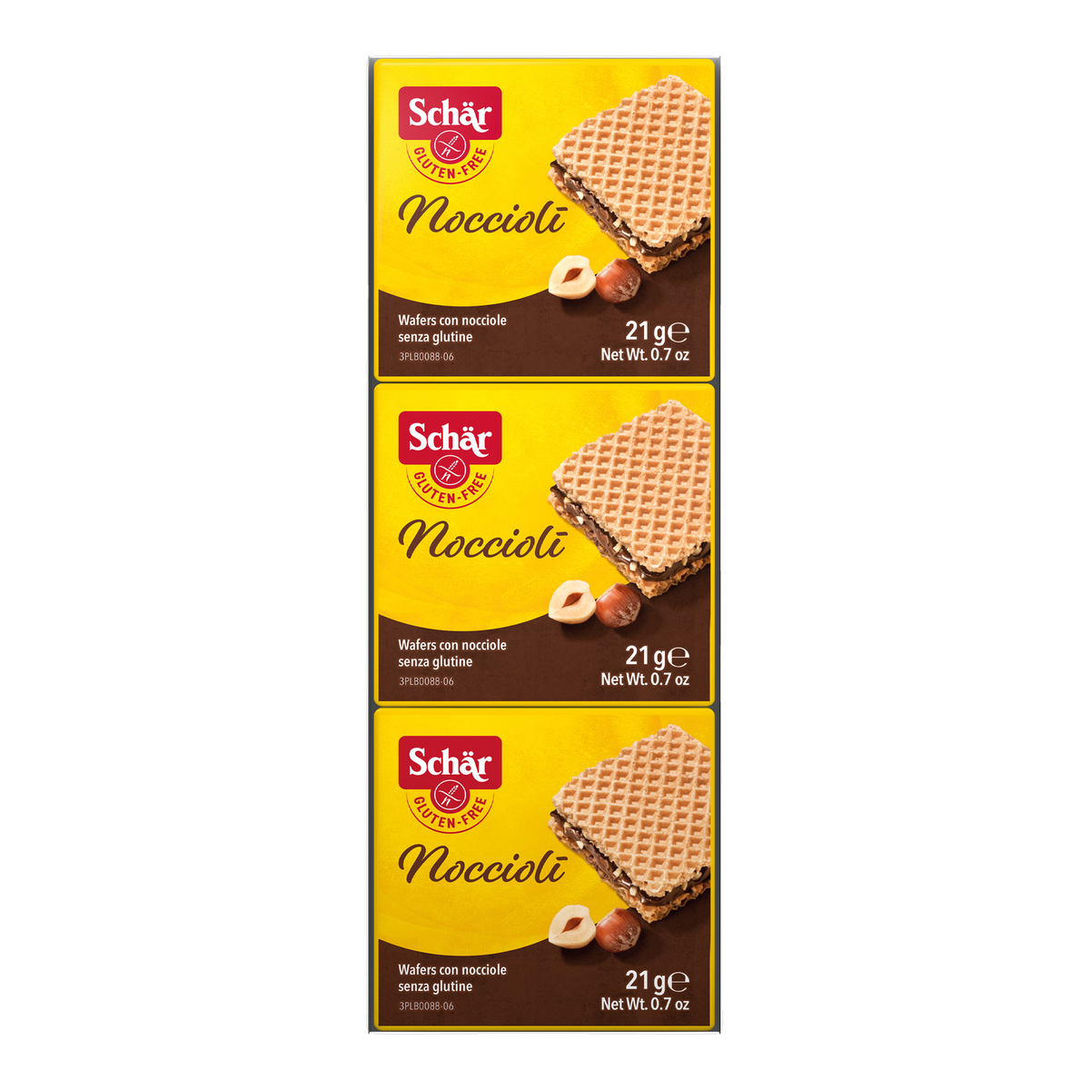 Noccioli Sin Gluten 3x21g