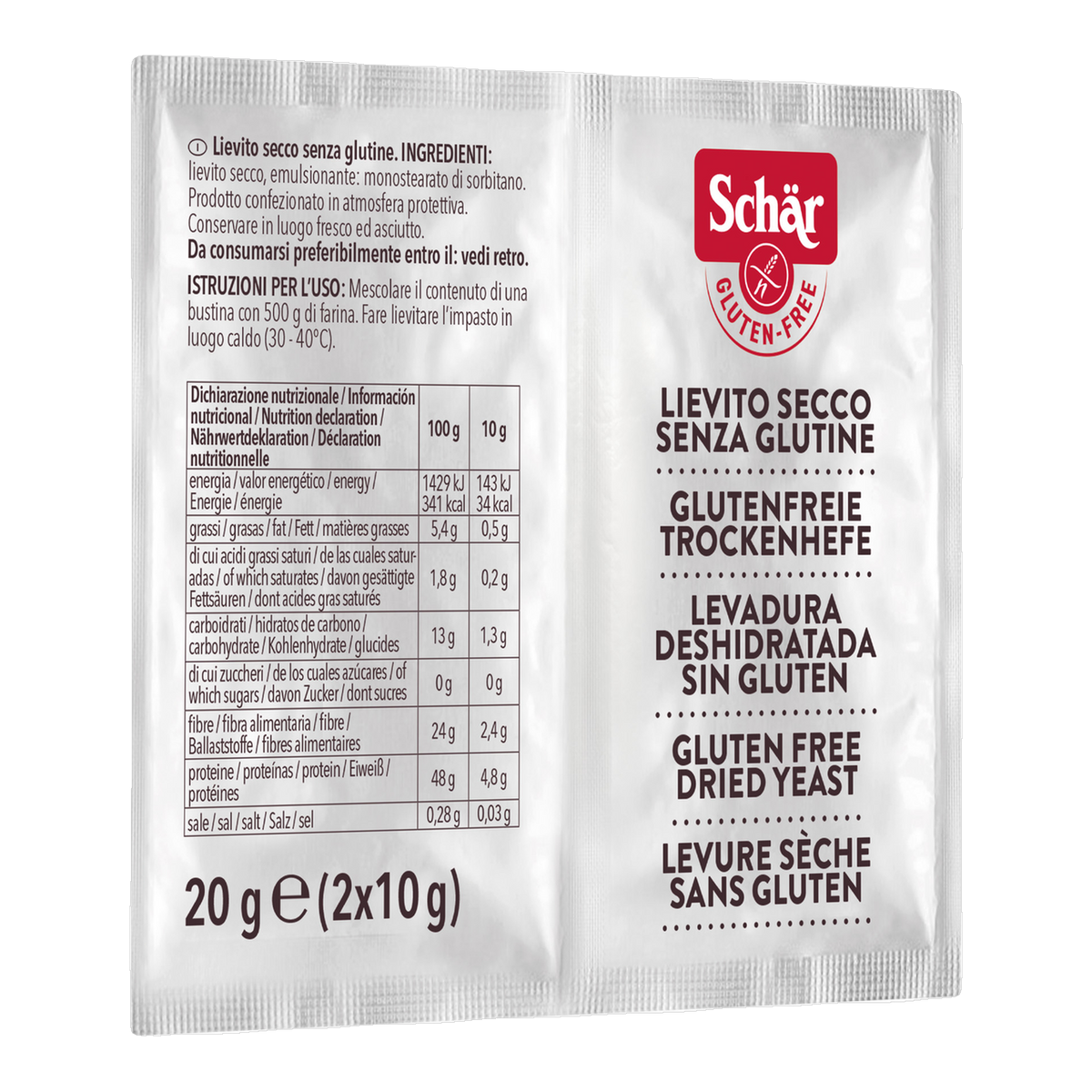 Levadura Sin Gluten 20g