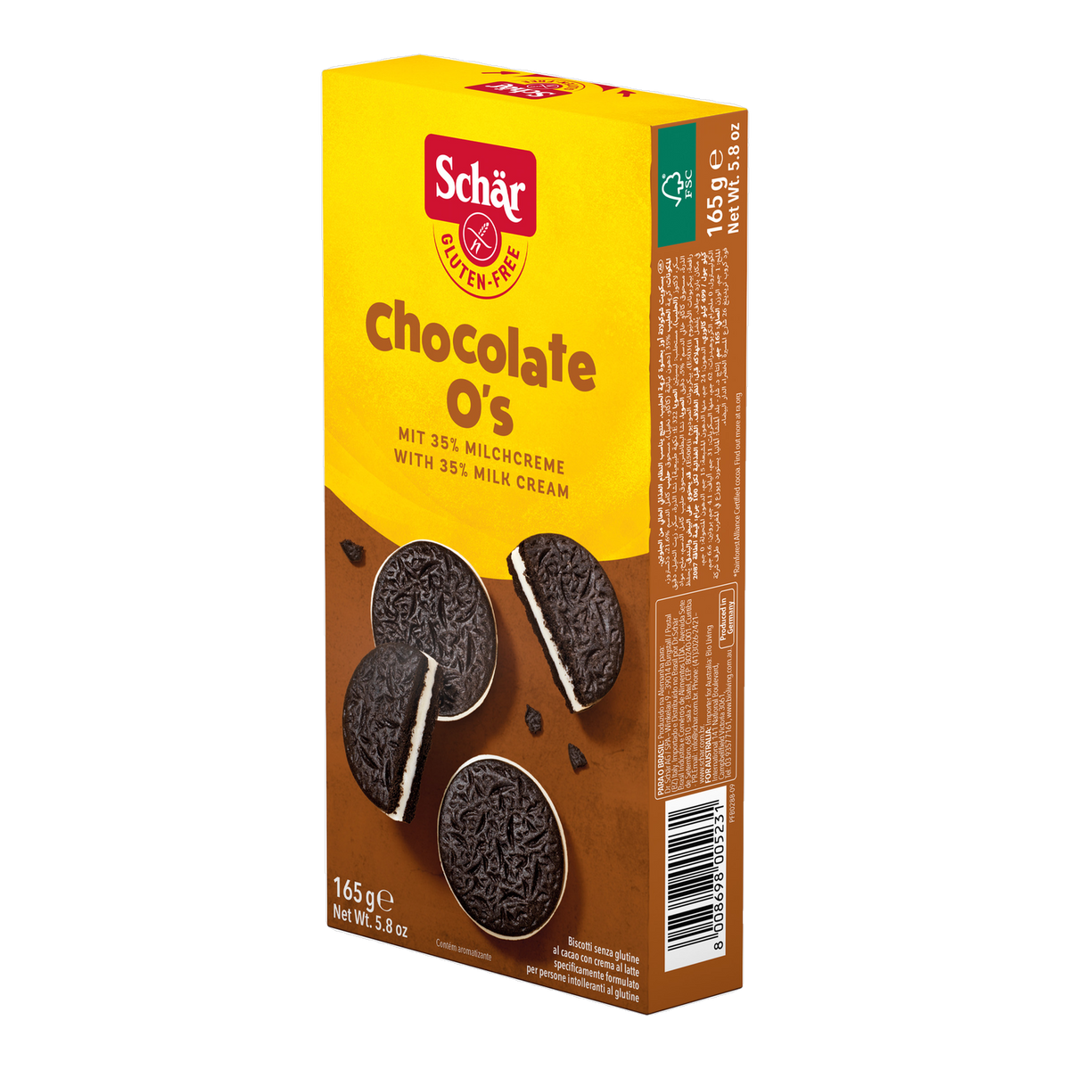 Chocolate Os  Sin Gluten 165g