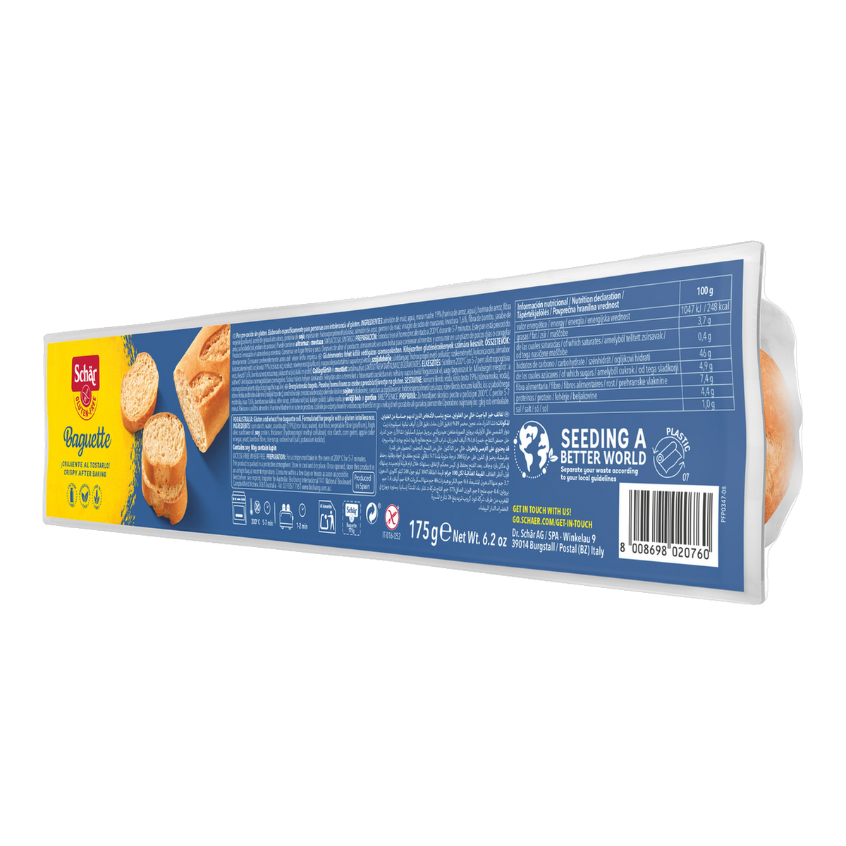 Baguette Sin Gluten 175g