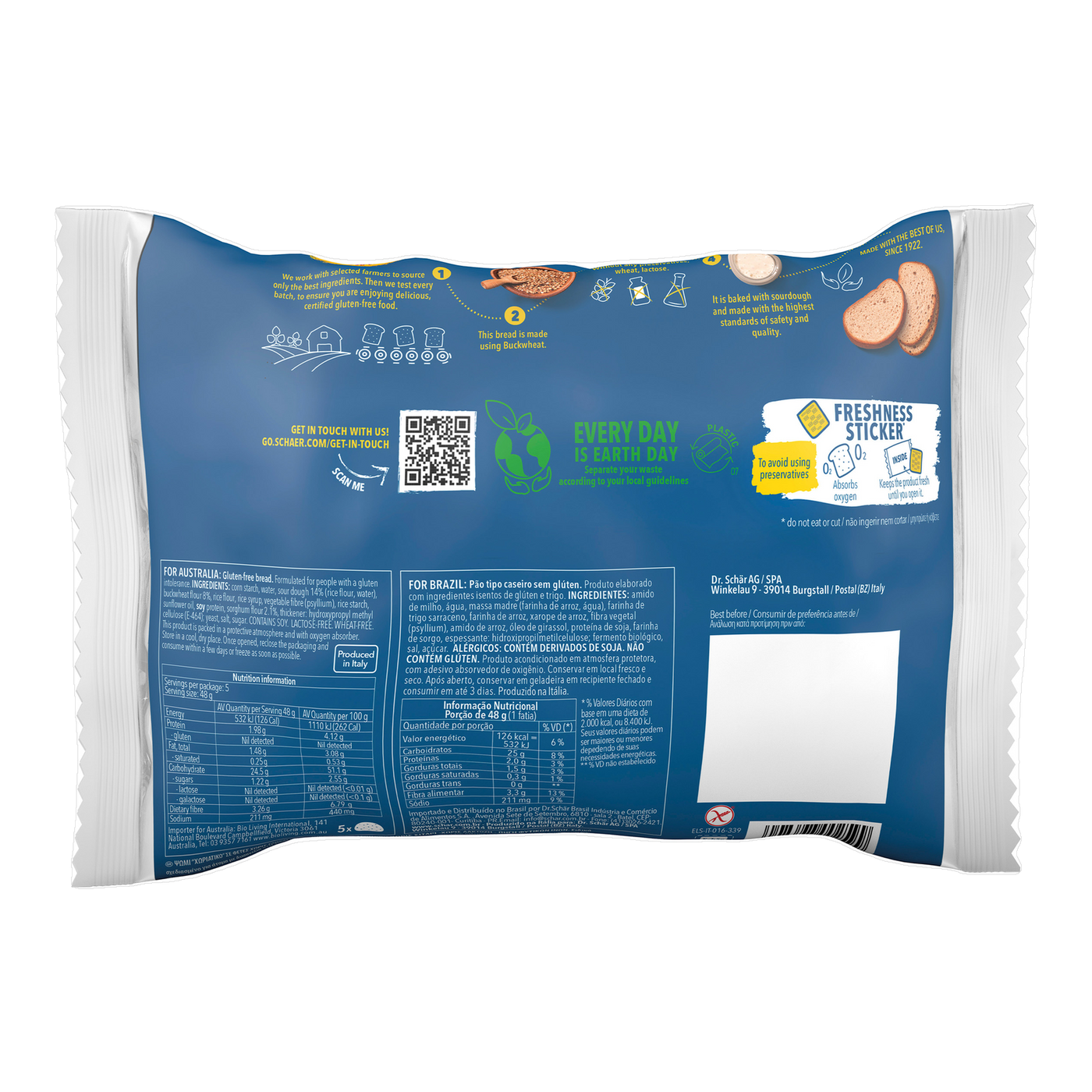 Pan Casero Sin Gluten  240g
