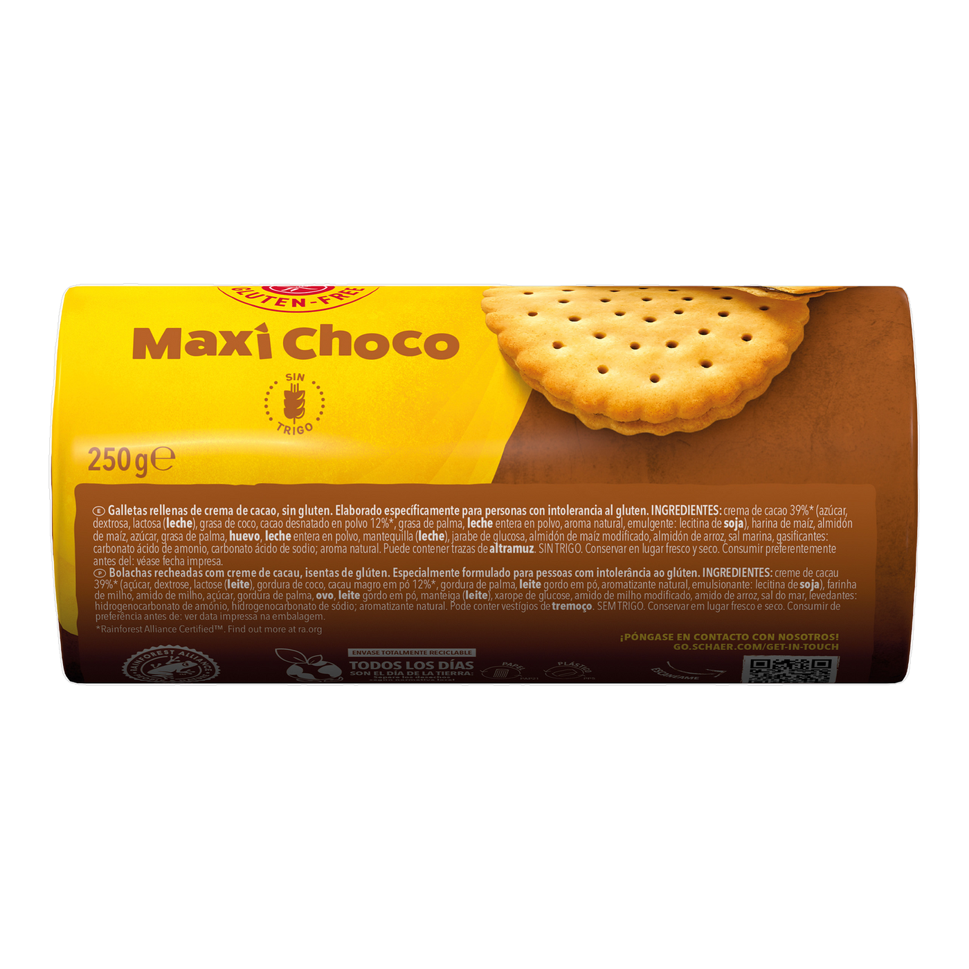 Maxi Sorrisi Sin Gluten 250g