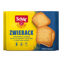 Pan Tostado Alemán Zwieback Sin Gluten 175g