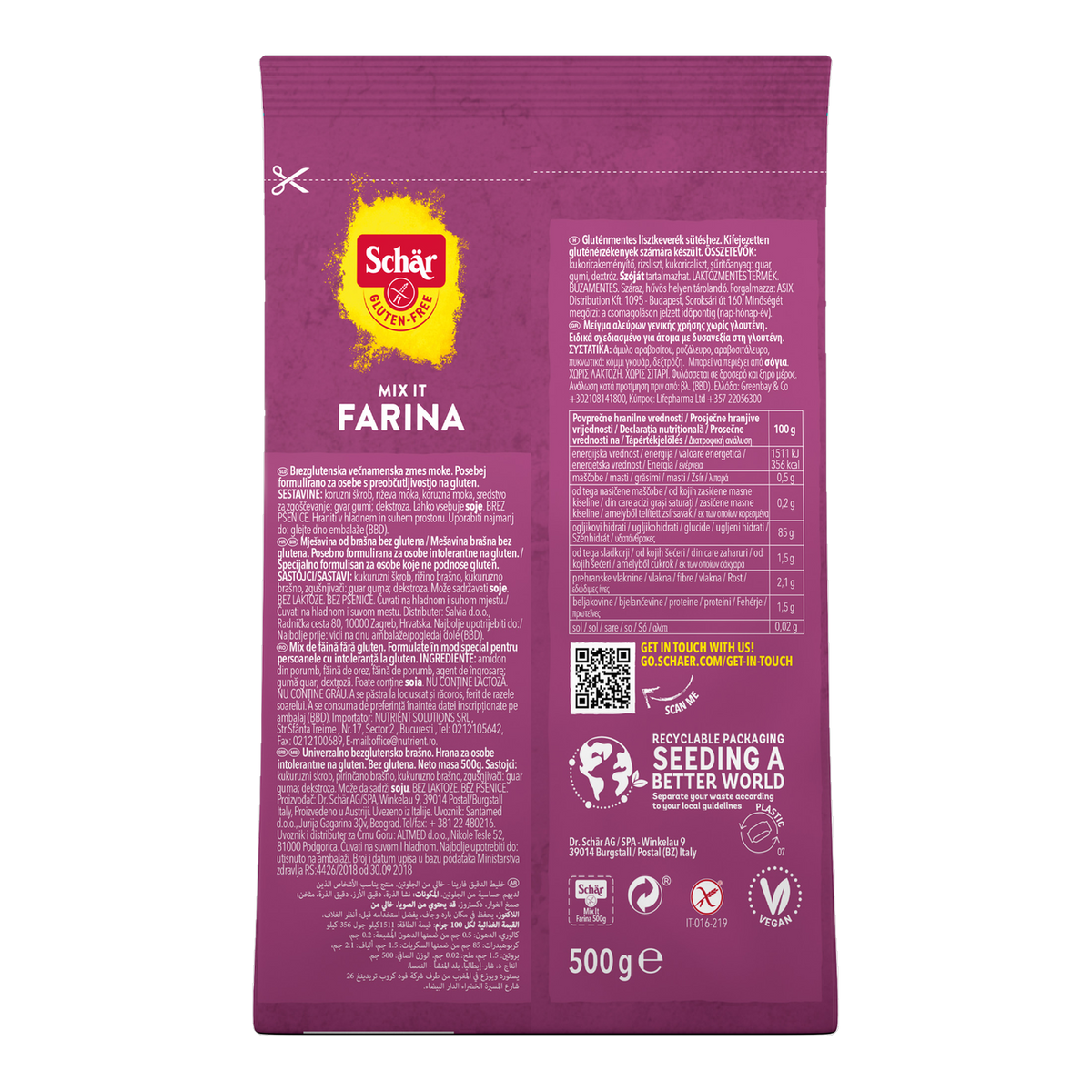 Harina Mix Sin Gluten 500g
