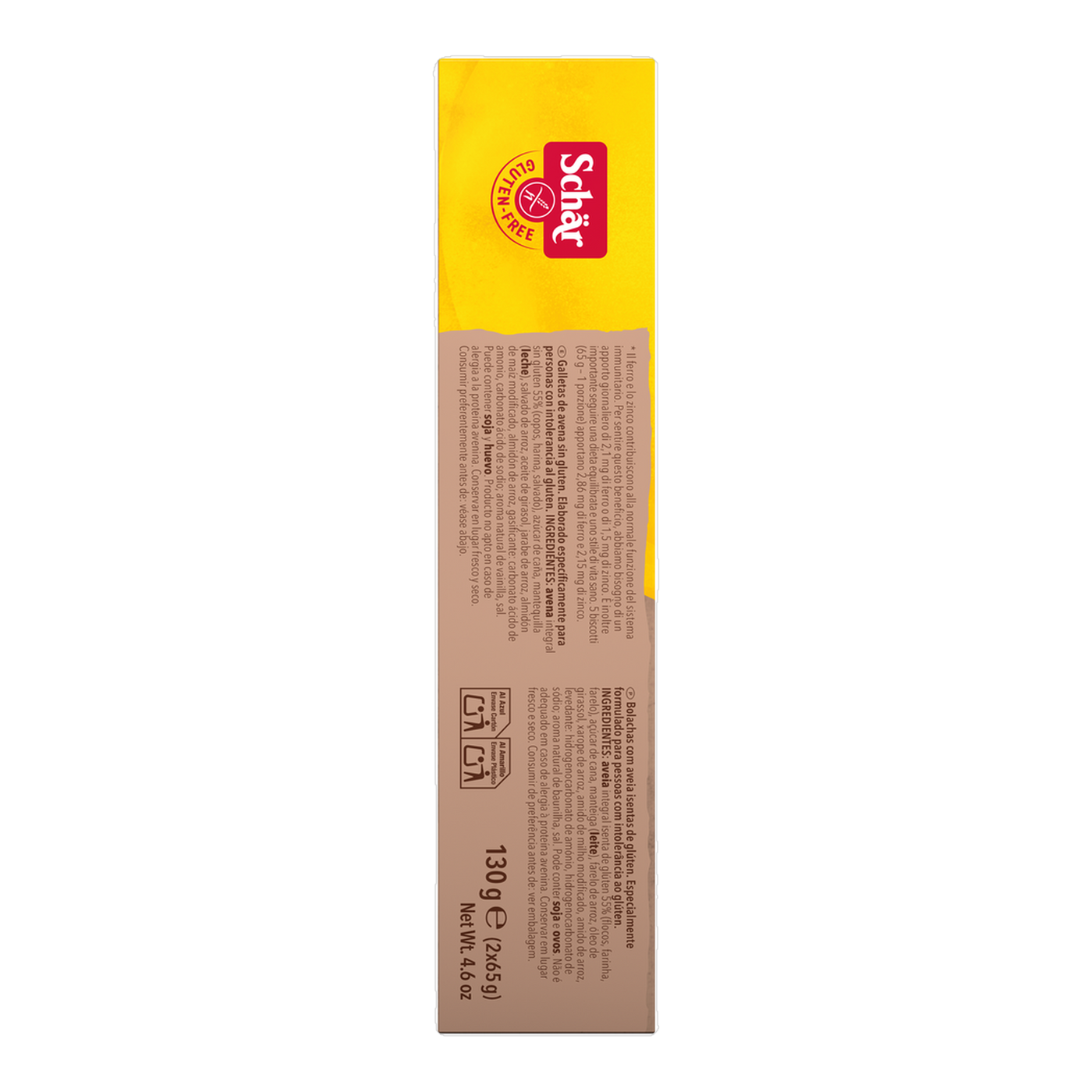 Galletas de Avena Sin Gluten 130g
