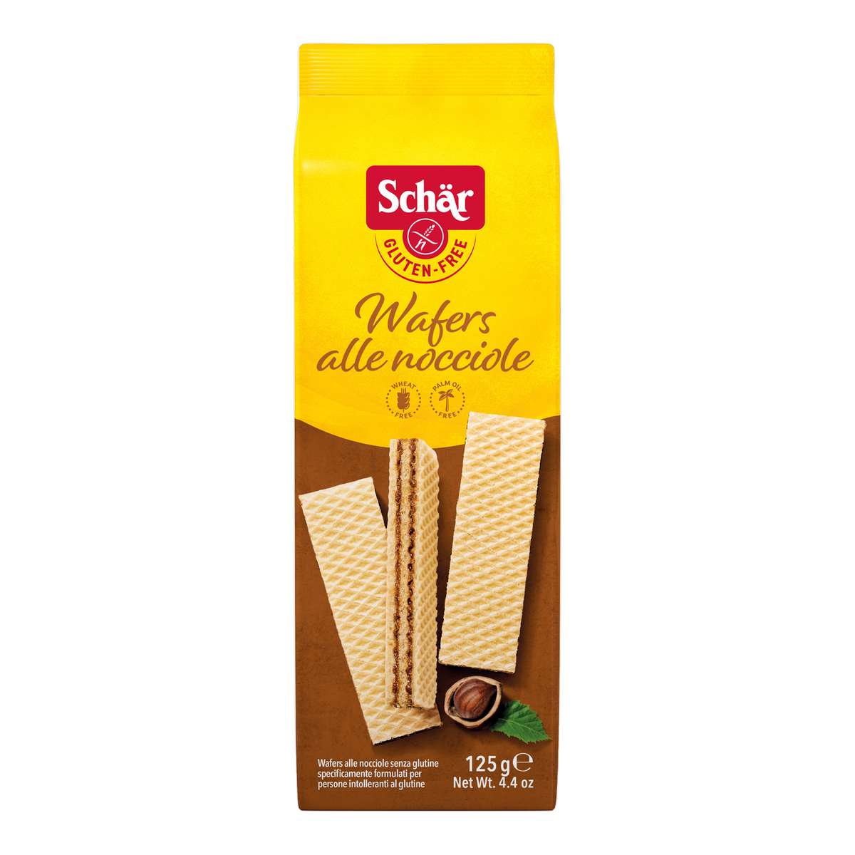 Wafers Avellana Sin Gluten 125g