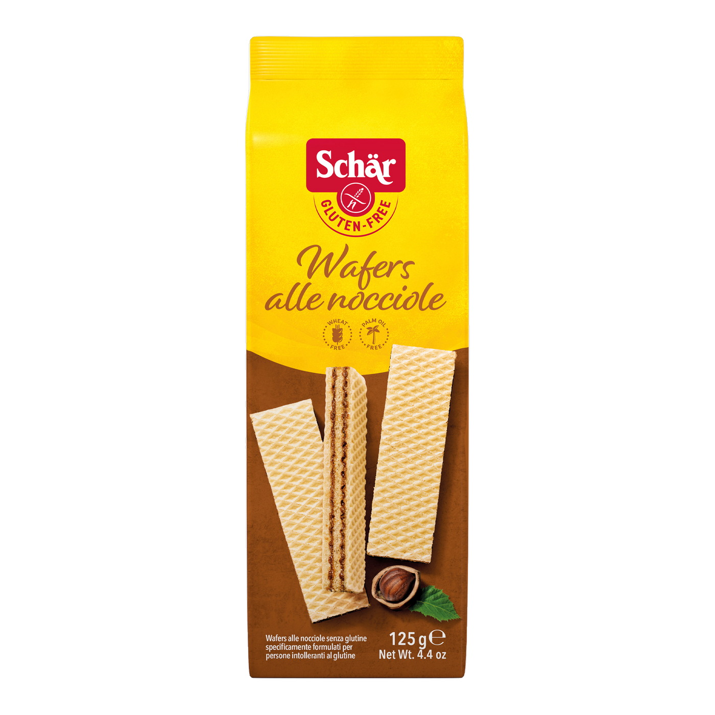 Wafers Avellana Sin Gluten 125g