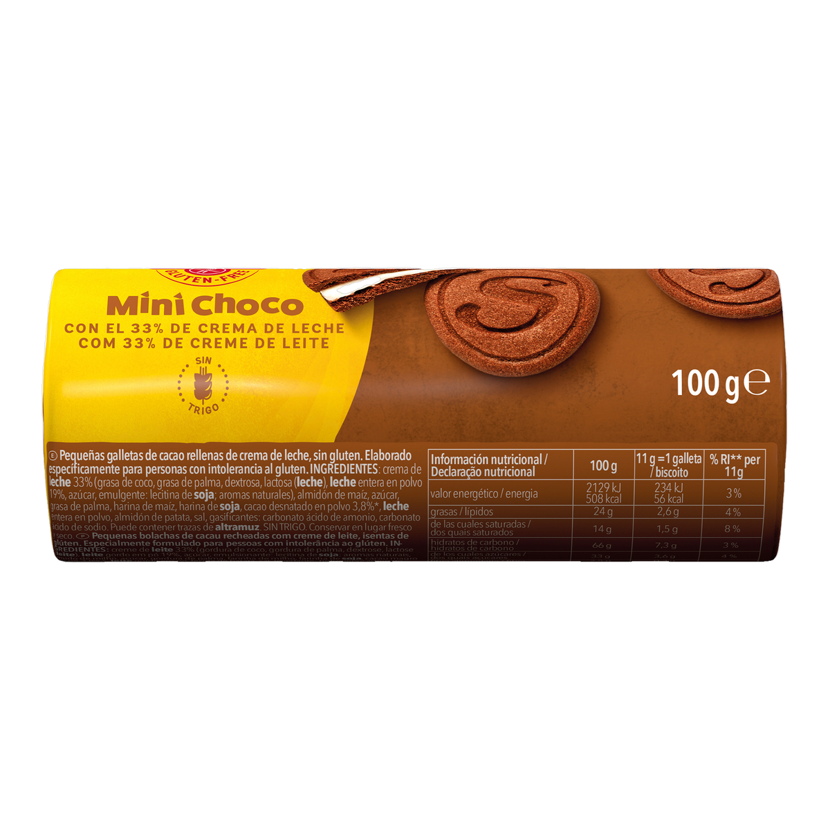 Mini Sorrisi Sin Gluten 100g