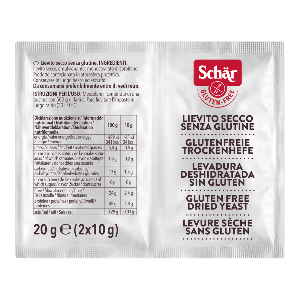 Levadura Sin Gluten 20g