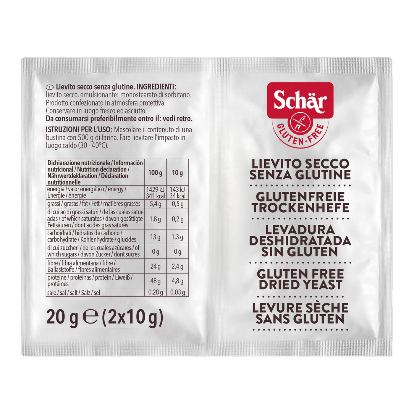 Levadura Sin Gluten 20g