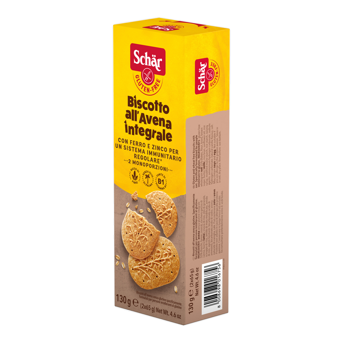 Galletas de Avena Sin Gluten 130g