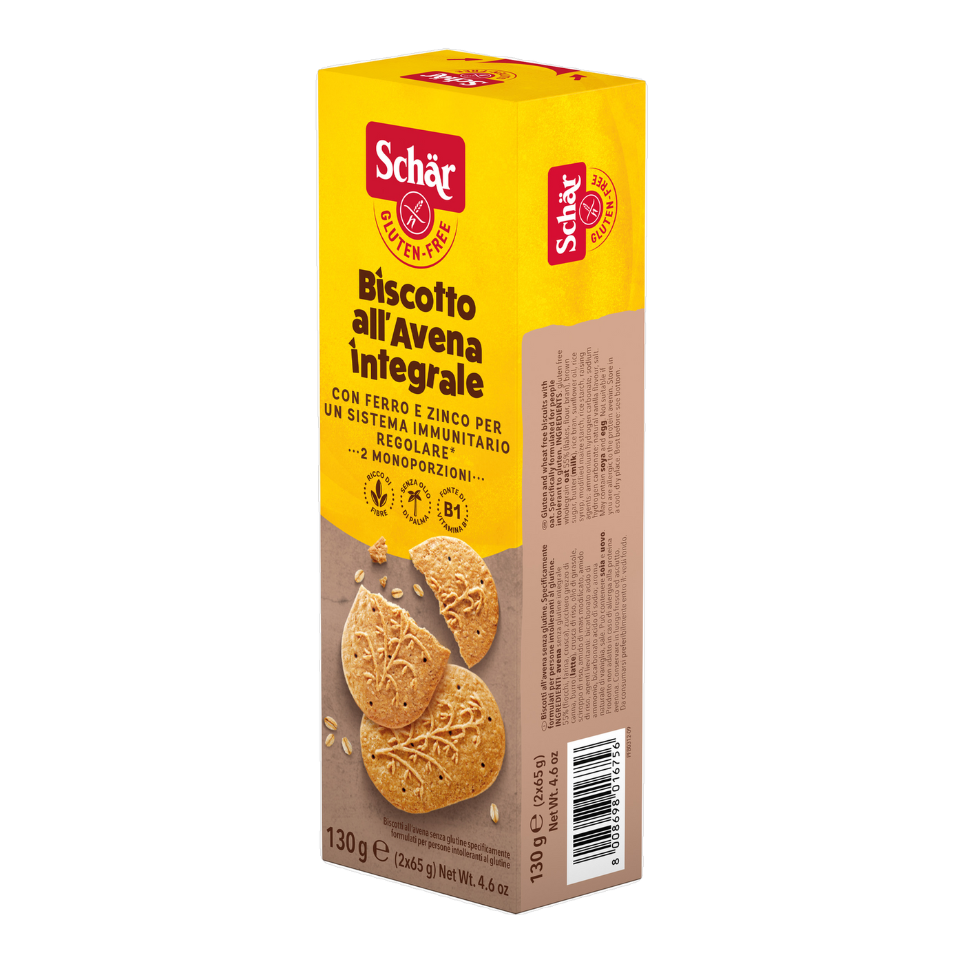Galletas de Avena Sin Gluten 130g