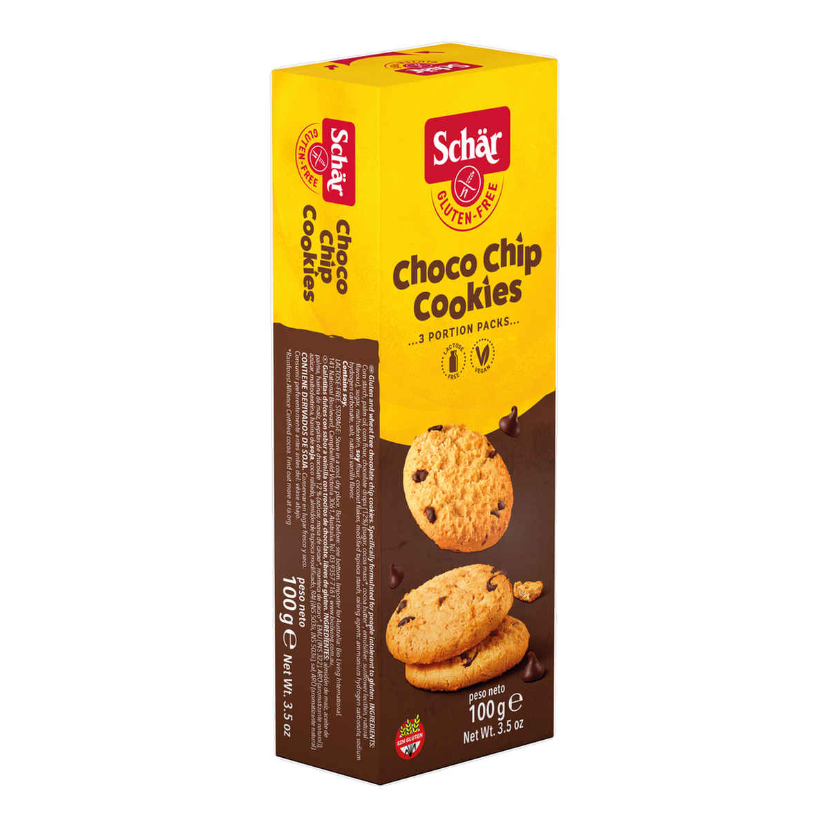Choco Chip Sin Gluten 100g