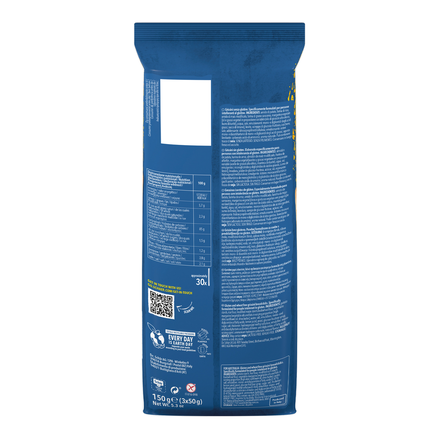 Palitos de Pan Sin Gluten 150g