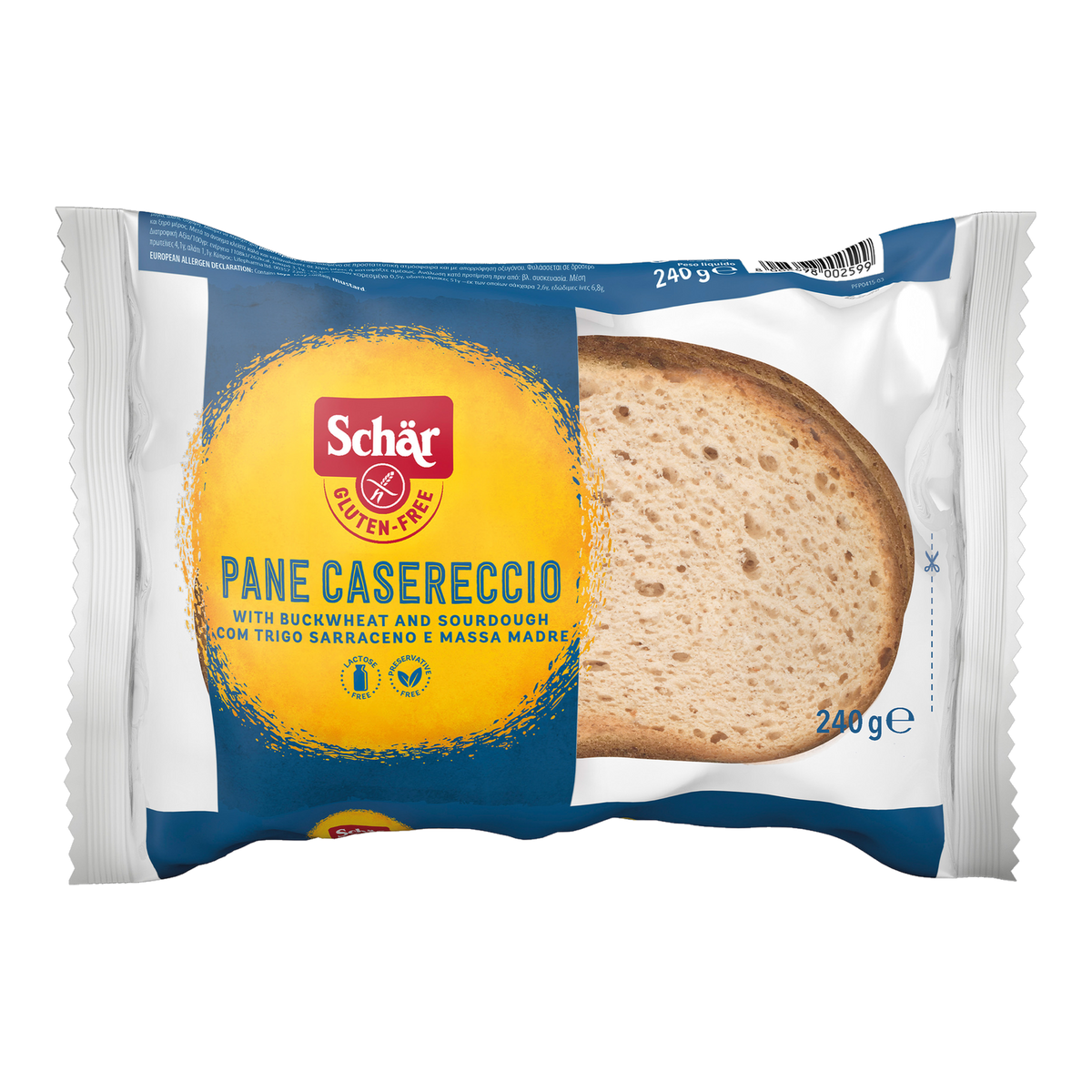 Pan Casero Sin Gluten  240g